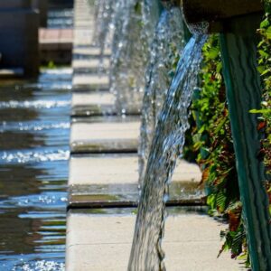 Soothing Water Fountain: Relaxing Drips and Flows